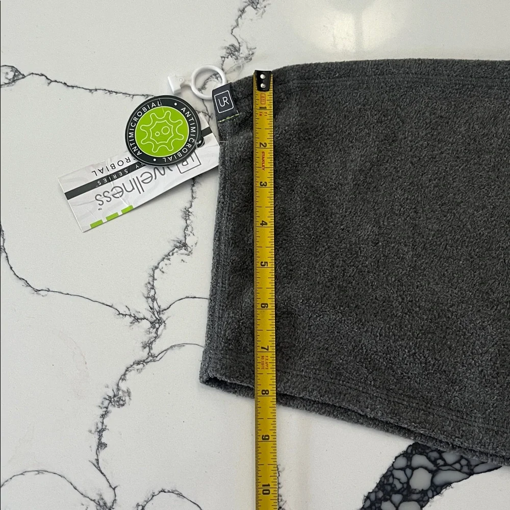 Gray Fleece Neck Warmer Face-covering, One Size
